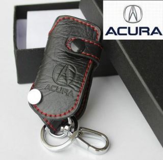 Acura Car Remote Key Leather Holder Cover Case TL RL ZDX TSX MDX 