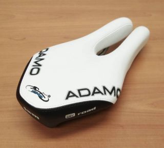 New White ISM Adamo Road Bike Split Nose Cycling Saddle