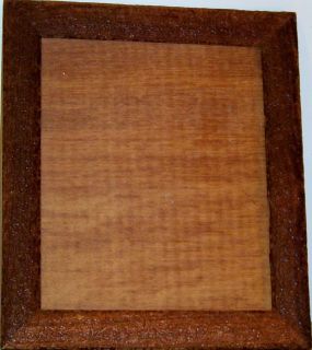 Intricately Carved Antique Oak Chestnut Picture Frame