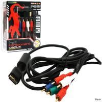 Sony PS3 PS2 HD Component AV Gold Plated Cable KMD (Playstation 3 2 