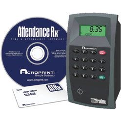 Acroprint Atrx Proxtime Time Attendance System w Proximity Terminal 