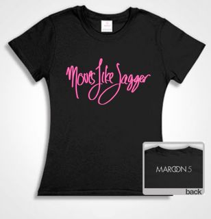 MAROON5 Moves Like Jagger T Shirts Adam Levine ft Aguilira 8 Colours 