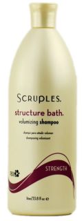 scruples structure bath volumizing shampoo 33 oz liter