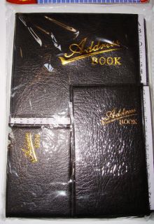    Book Pocket Address Book Wallet Phone Book Set of 3 Phone Books New