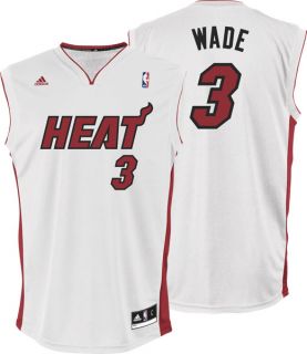 Dwyane Wade White Adidas NBA Revolution 30 Replica Miami Heat Youth 