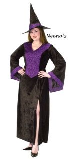 Purple Rose Witch Adult Plus Size Costume Halloween  Only 2 left