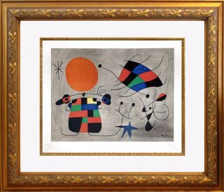 Miro Miró Joan Le Sourire Aux Ailes Flamboyantes
