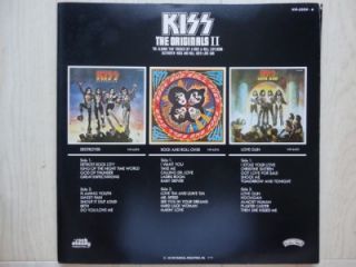 Kiss The Originals 2 Japan 3LP Paper Masks x4 Booklet Hard Rock Super 
