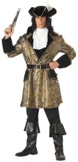 adult baroque pirate costume product description