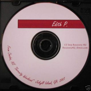 Alcoholics Anonymous CD Edith P Talk Serenity Weekend
