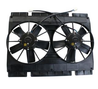 summit g4852 electric fan black dual 11 dia s blade