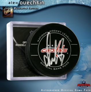 Alex Ovechkin Signed Washington Capitals Official Game Puck