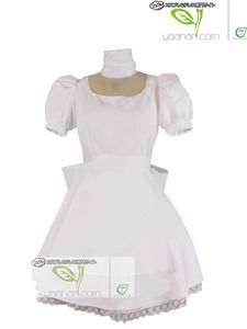 Alice Madness Returns Alice White Maid Cosplay Costumes Make Size M 