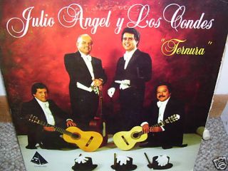 Julio Angel Y Los Condes Ternura LP Latin Guitar