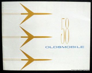 Oldsmobile 1958 All Models Sales Brochure