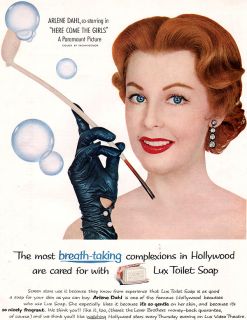 Arlene Dahl Lux Toilet Soap Here Come The Girls Original 1953 Magazine 