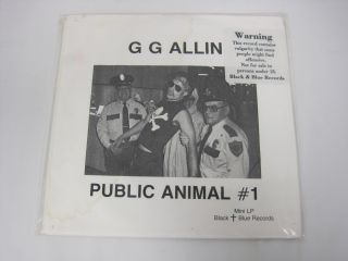 Allin Public Animal 1 Mini LP 2 Disc Set Vinyl Record