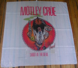 84 Motley Crue Shout at The Devil Allister Fiend Banner