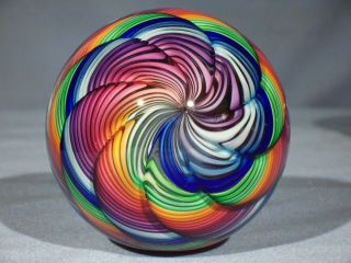    Contemporary Art Glass James Alloway 3 2 inch Raelynbow 46
