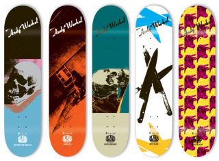 Alien Workshop Andy Warhol 1 Skateboard Deck Set of 5