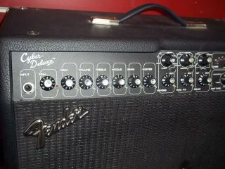 Fender Cyber Deluxe 1X12 65 Watt Guitar Amplifier w Footswitch