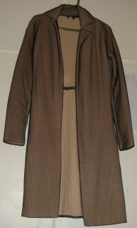 840 Alessandro Dell’ Acqua Knitted Mesh Overlay Coat Long 