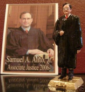 Supreme Court Justice Samuel Alito Figurine Card