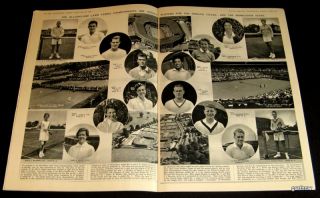   Courts Competitors Pictorial Lew Hoad Shirley Fry Althea Gibson