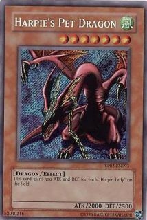 1x Harpies Pet Dragon FMR 002 Secret Rare Promo Edition P Yu Gi Oh