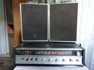 CONCORD F 600 AM FM RECEIVER, CASSETTE PLAYING AND RECORDING