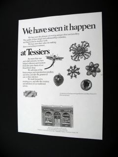 Tessiers Jewellers Bond Street Shop 1980 print Ad