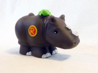 Fisher Price Little People Alphabet Zoo Replacement Figure R Rhino 
