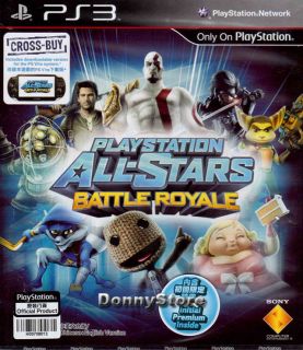 PlayStation All Stars Battle Royale PS3 Game Brand New Region Free 