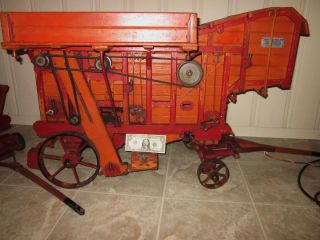 Salesman Sample Threshing Machine + Loader 1880 Farm Equipment 