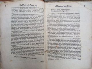 1664 RARE C17 Economics Social Life Peachams Worth of A Peny 2nd Ed 