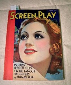 Joan Crawford Henry Clive Screen Play Secrets Mag 1931 Greta Garbo 