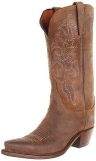 Lucchese 1883 Womens Cowboy Boots NV4003 5/4 Olive Burnished Wax 