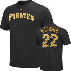Pittsburgh Pirates Andrew McCutchen Name and Number Black Jersey T 