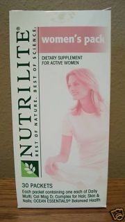 Box Amway Nutrilite Vitamins Womens Pack Double X