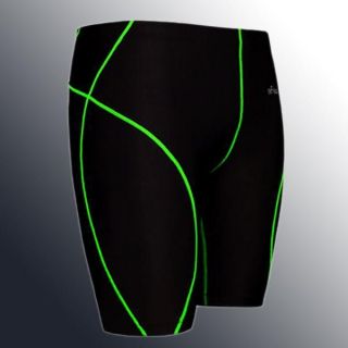 Compression Sports Shorts Skin Tight Black Green S XXL   Cycle Run 