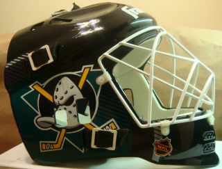 Anaheim Ducks Goalie Street Roller Hockey Franklin Helmet