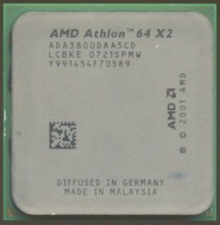 AMD ATHLON 3800+ X2 SOCKET 939 DUAL CORE CPU ~ TOLEDO CORE 