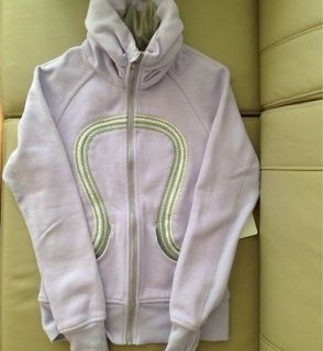 New With Tags Lululemon Purple Lilac Cuddle Up Zip Hoody Sweater Size 