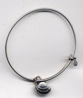 Alex Ani Endless Silver Seashell Bracelet