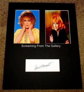 Ann Margret Matted Hand Signed Display Autographed
