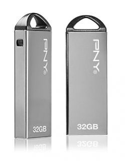 Newly listed 64GB USB 2.0 Flash Drive   PNY  Tiny & Stylish Metal 