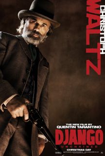 Django Unchained Movie Poster 2 Sided Original Advance 27x40 Christoph 
