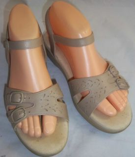   Leather Duo Summer Sandal TRIPAD Comfort Shoes 71/2 N Ankle Strap