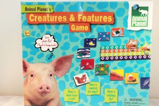 NEW Animal Planets Creatures Features Kids BOARD GAME Discovery Animal 