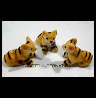   Ceramic Tiger Figurines Cute Tigers Animal Figures Cubs